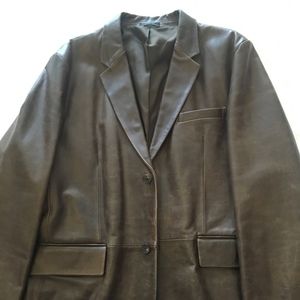 Leather Blazer